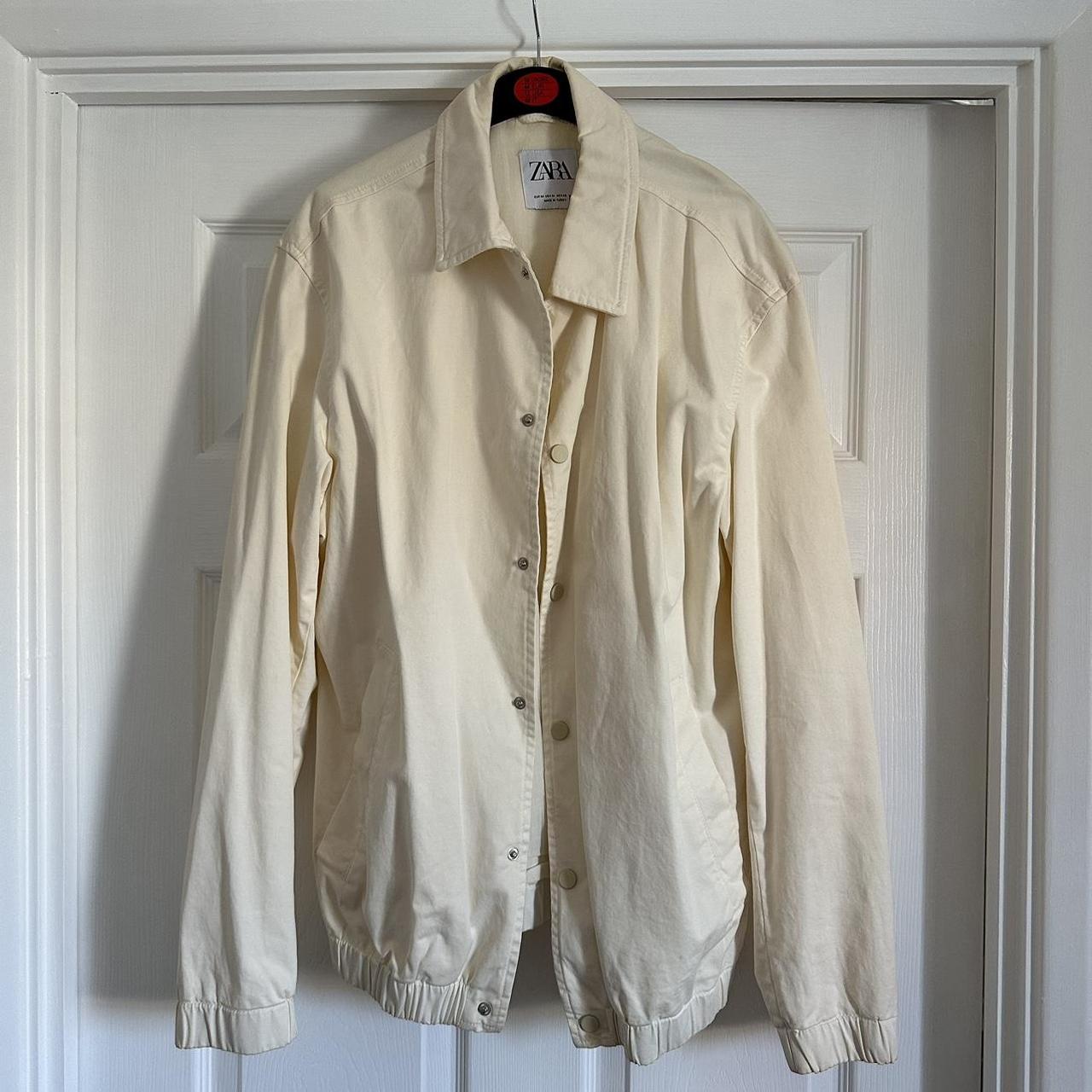 Zara Harrington Jacket | Cream / Off White | Men’s... - Depop