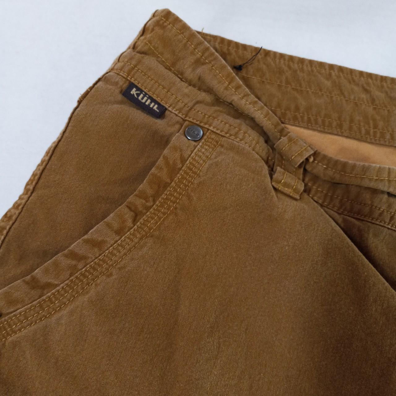 KULE Men's Brown and Khaki Shorts (7)