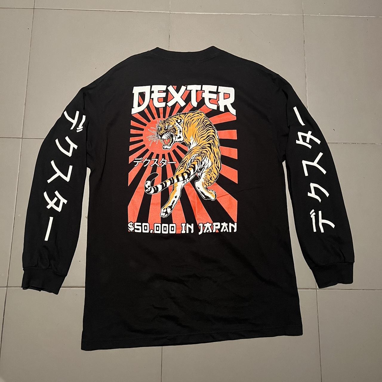 T-shirt Dexter Japan Long Sleeve - Black From | Depop