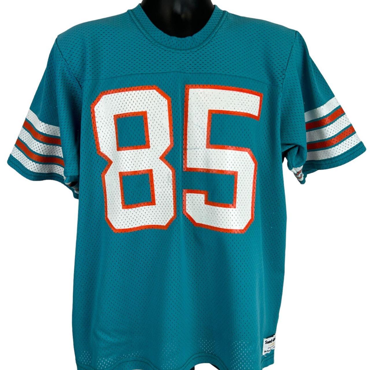 Miami Dolphins Blank Jersey Vintage 80s NFL Football - Depop