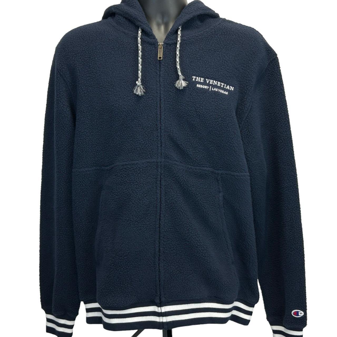 Vintage navy CALI hoodie Size M Length 22 Width - Depop