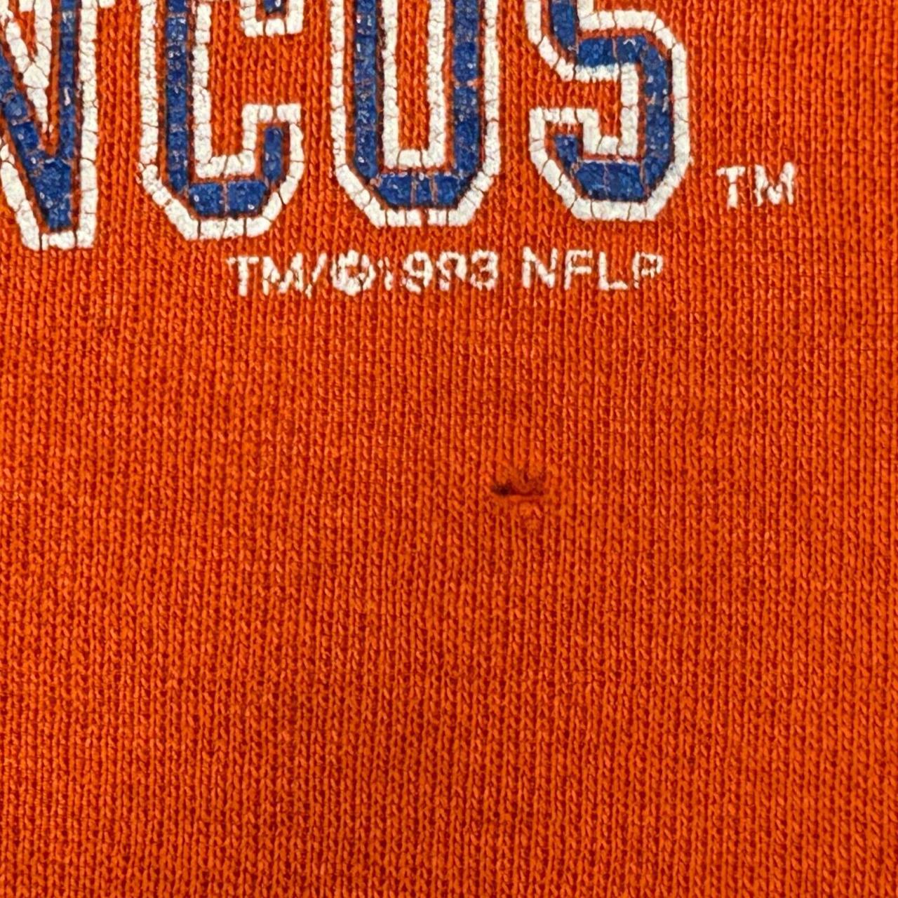 Vintage 90s Denver broncos nfl logo 7 graphic print - Depop