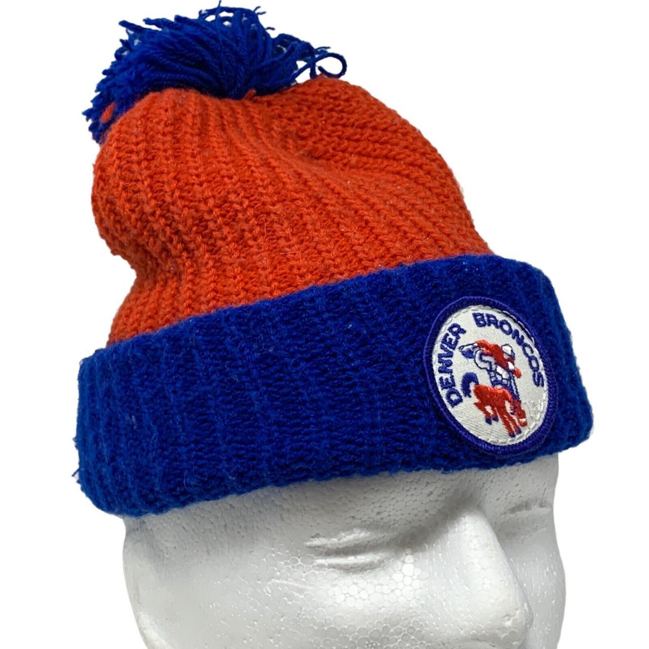 Vintage Men's Knitted Hat - Orange