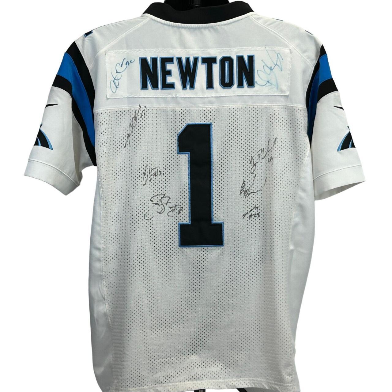 Mens white shop cam newton jersey