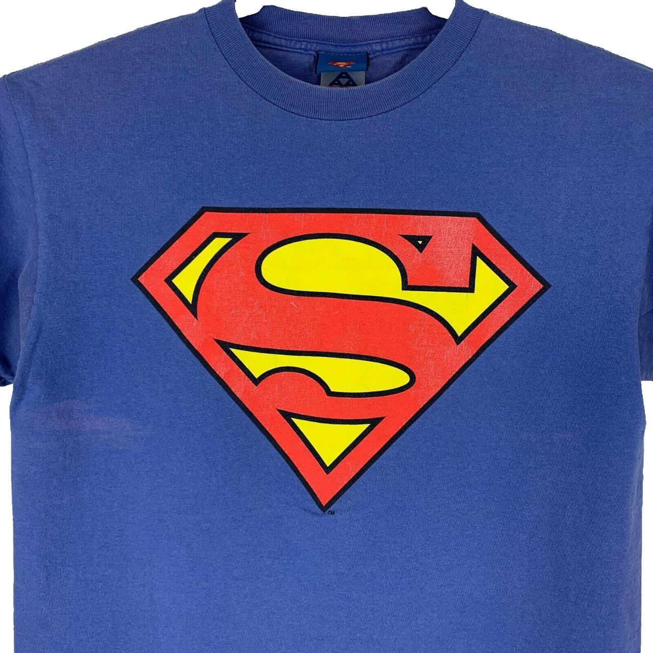 Superman best sale tshirt blue