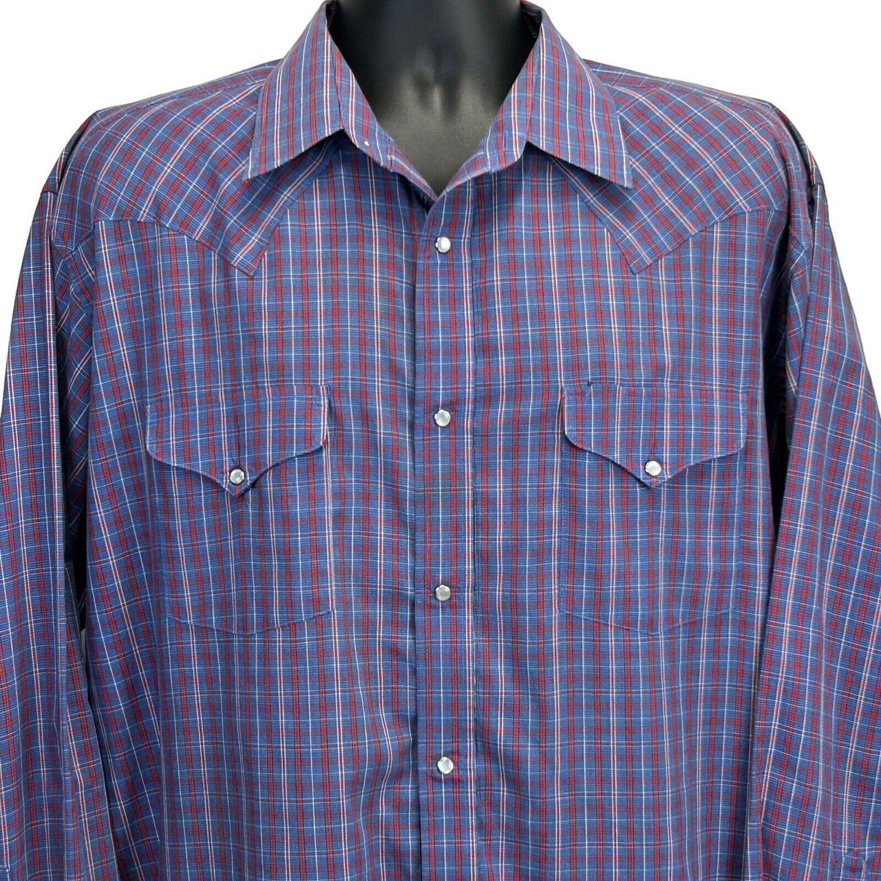 Panhandle Slim Vintage 90s Western Pearl Snap Shirt...