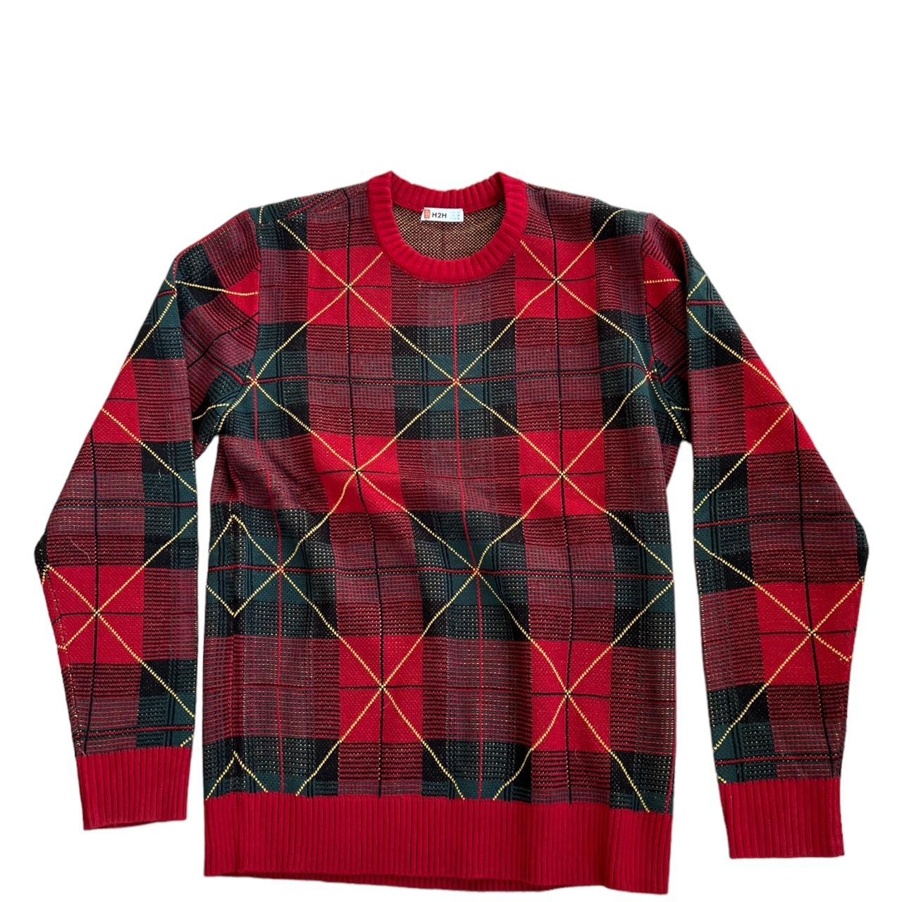 Men's Red Jumper Depop