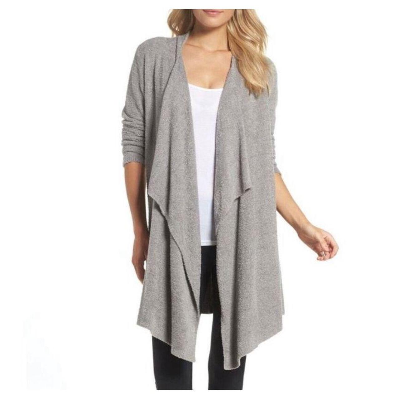 Shops Barefoot dreams gray open cardigan medium