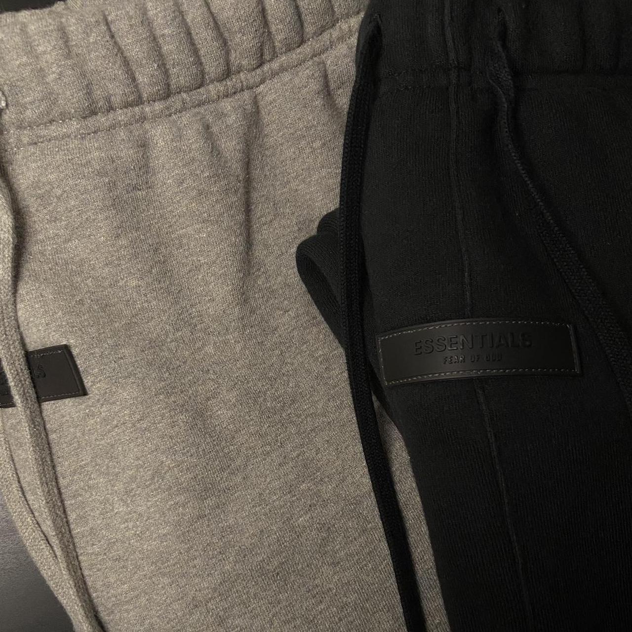 Essentials black Relaxed Lounge Sweatpants Size Xs... - Depop