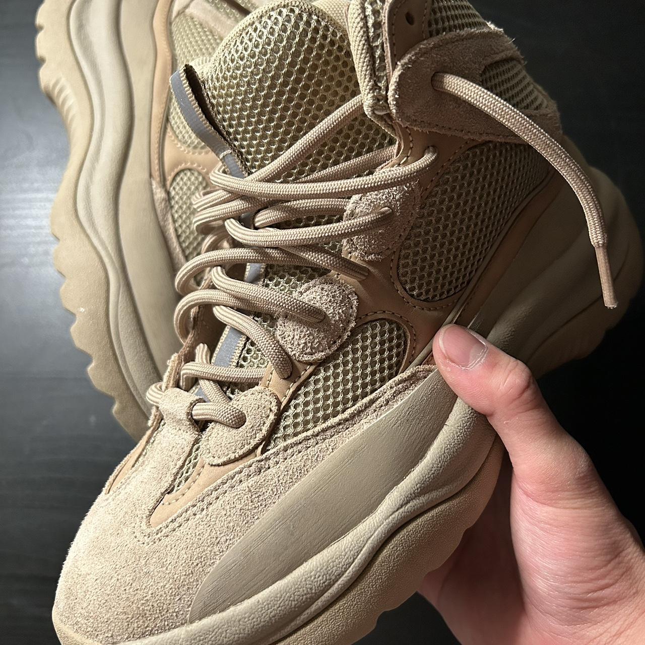 Yeezy desert rat boot best sale on feet