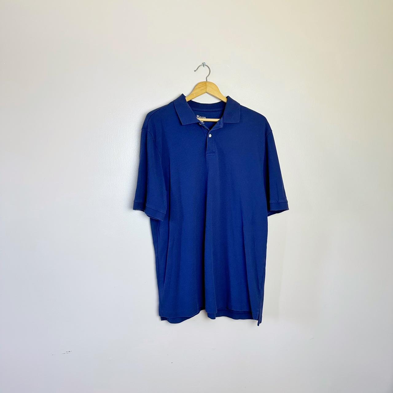 Men’s Navy Bass S/S Polo Size XL EUC BRAND:... - Depop