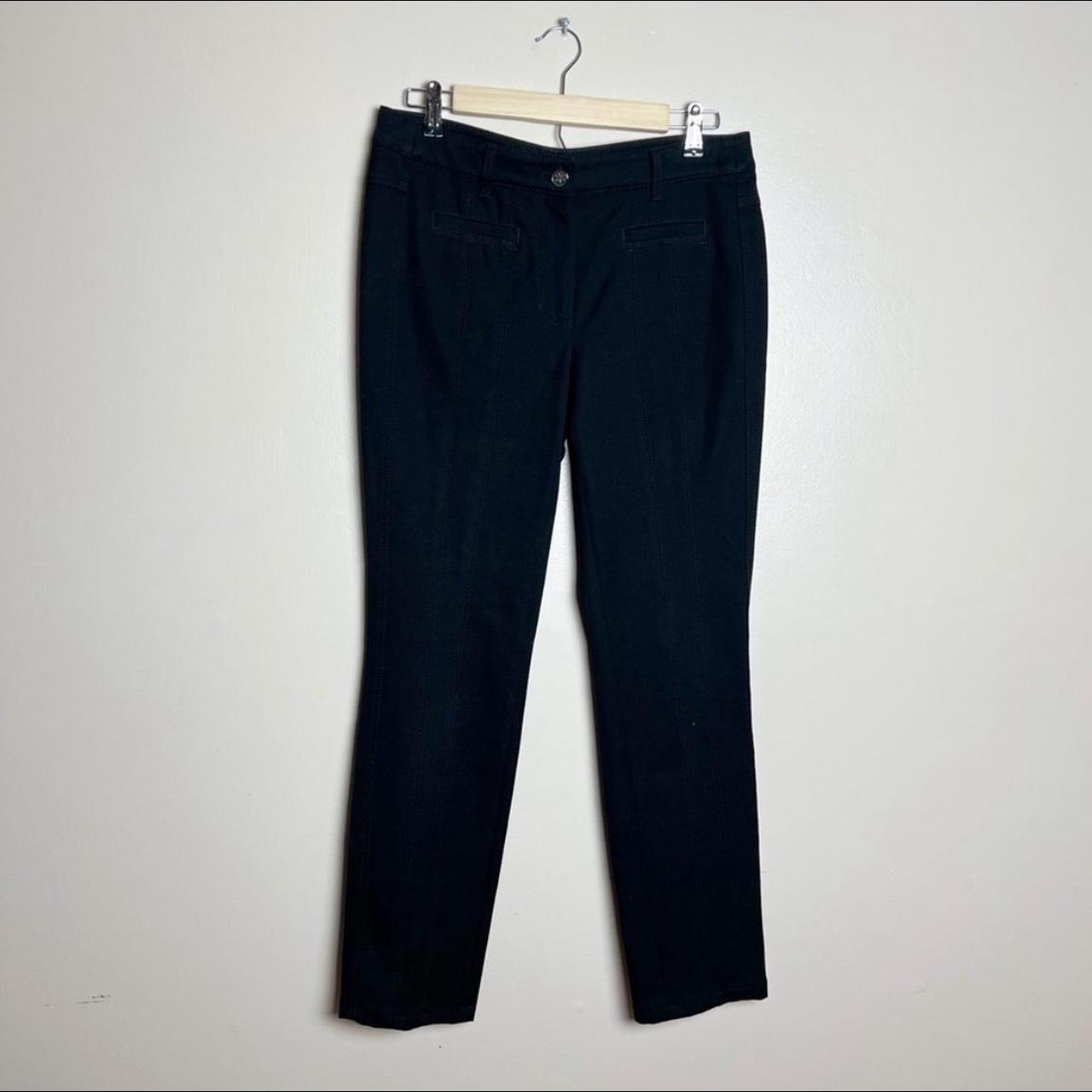 SALE! Black Basler Cotton Pants Size 38 EUC BRAND:... - Depop