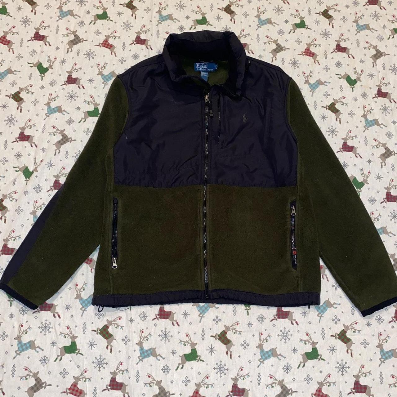 vintage 90s POLO RALPH LAUREN Polartec Fleece zip-up... - Depop