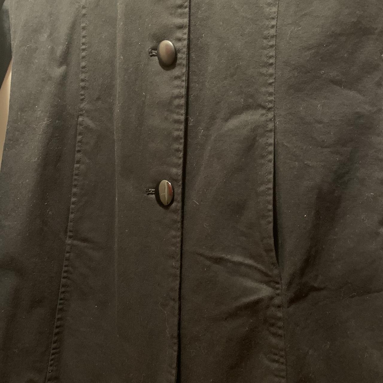Doki Geki jacket Vintage Y2K Size large Black Button... - Depop