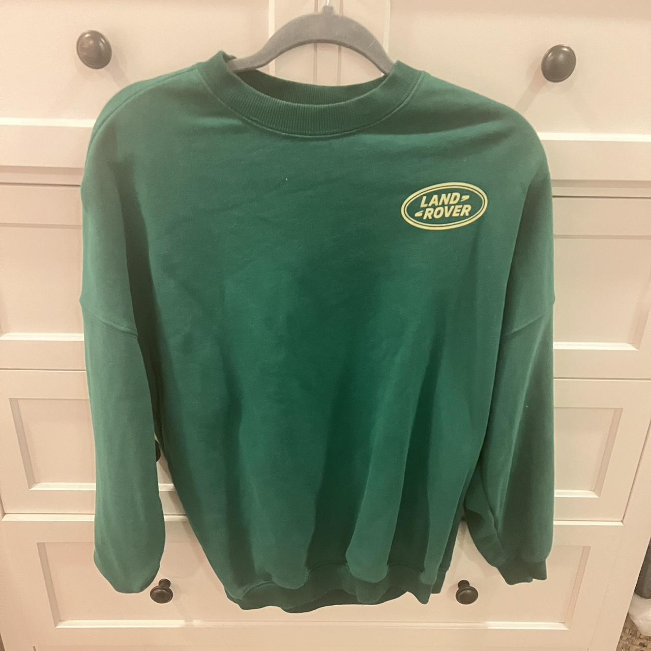 Land rover crewneck Pacsun Size small landrover... Depop