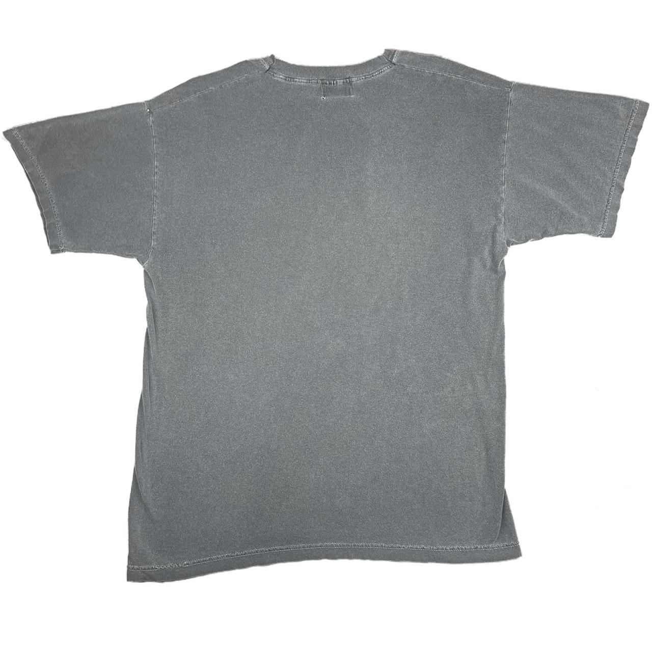 Men's Grey and White T-shirt | Depop