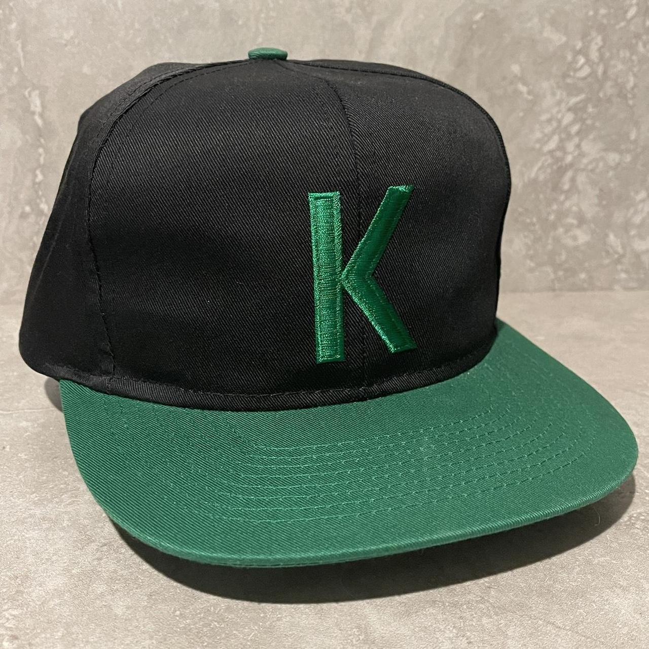 Men's Black and Green Hat | Depop