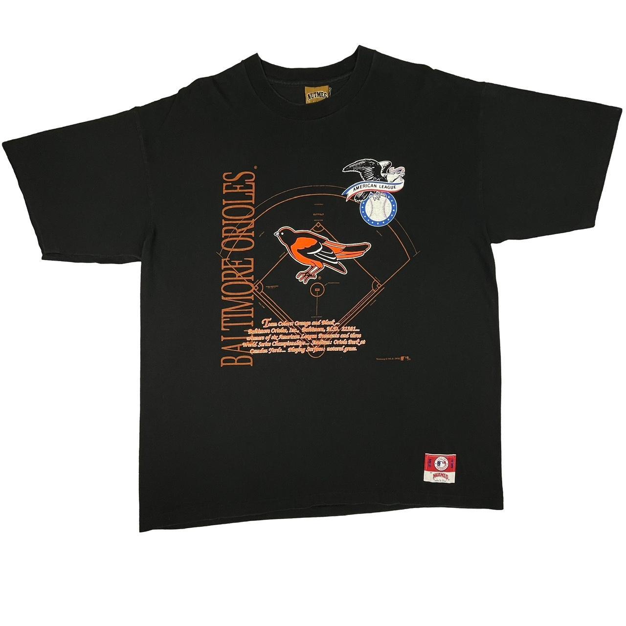 Vintage 90s Baltimore Orioles Camden Yard T shirt - Depop