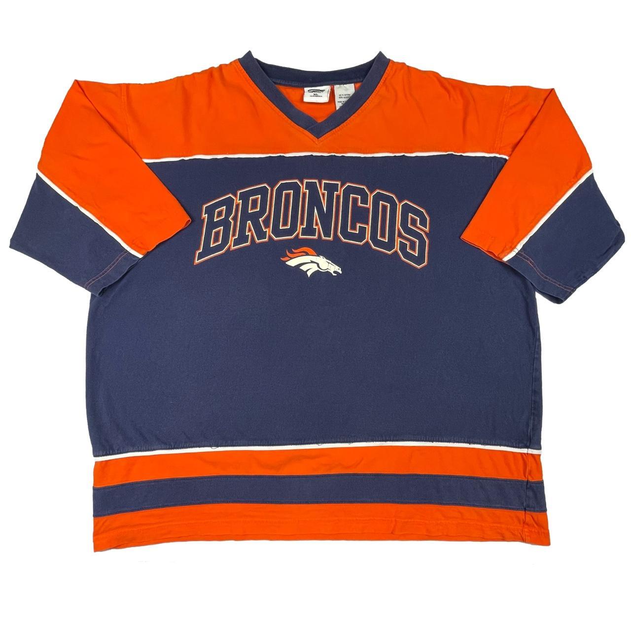 Vintage 90s Denver Broncos Navy Hooded Oversize