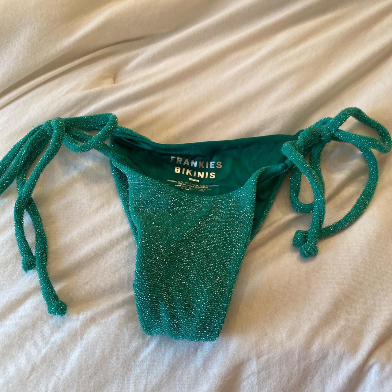 Frankies Bikinis Women's Green Bikinis-and-tankini-sets | Depop