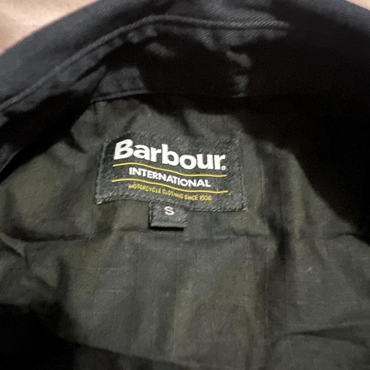 Men’s Barbour jacket / over shirt navy blue size... Depop