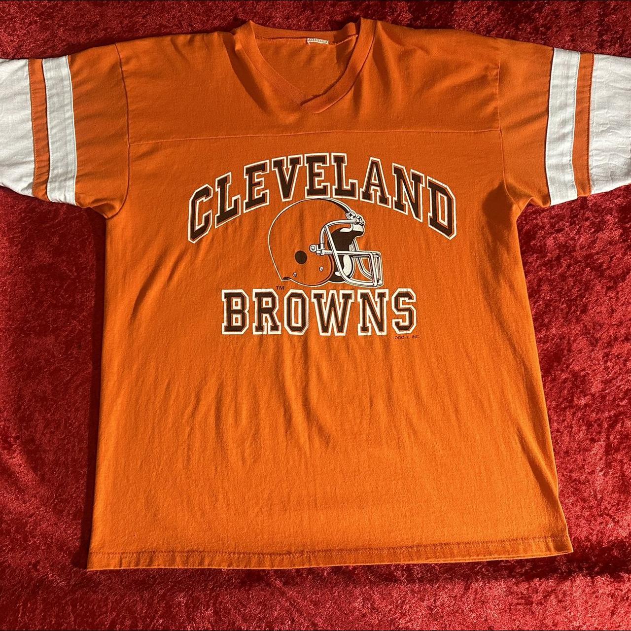 Vintage Cleveland Browns shirt Size Large Pit-to-Pit - Depop