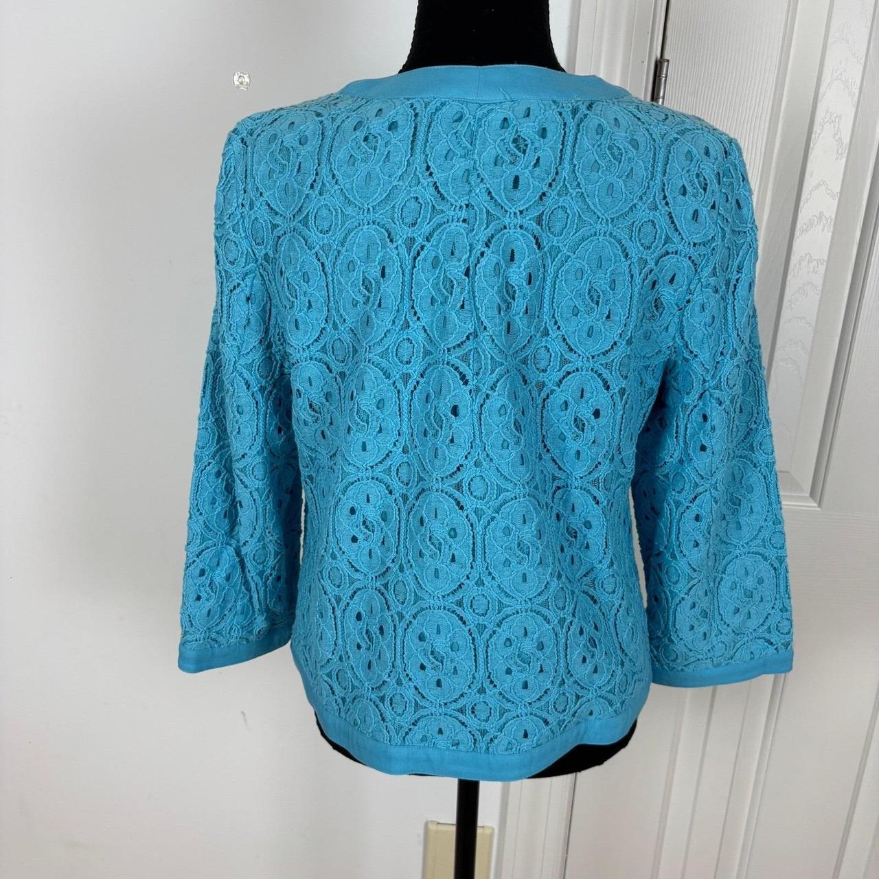 Ruby Rd. Women's Duster Jacket - Blue - 12 – Ruby… - image 3