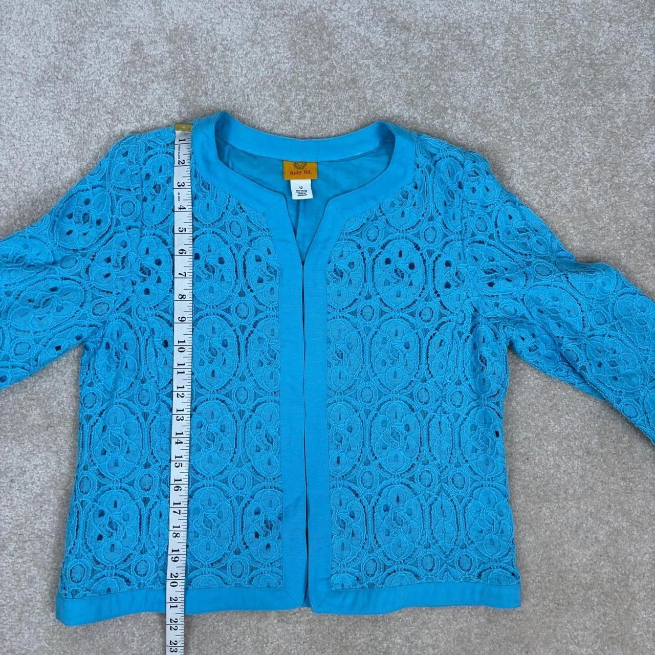 Ruby Rd. Women's Duster Jacket - Blue - 12 – Ruby… - image 7