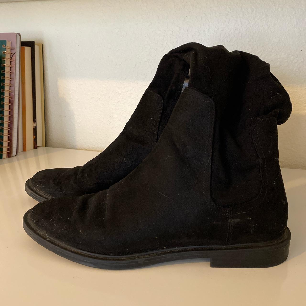 Zara Women's Black Boots | Depop