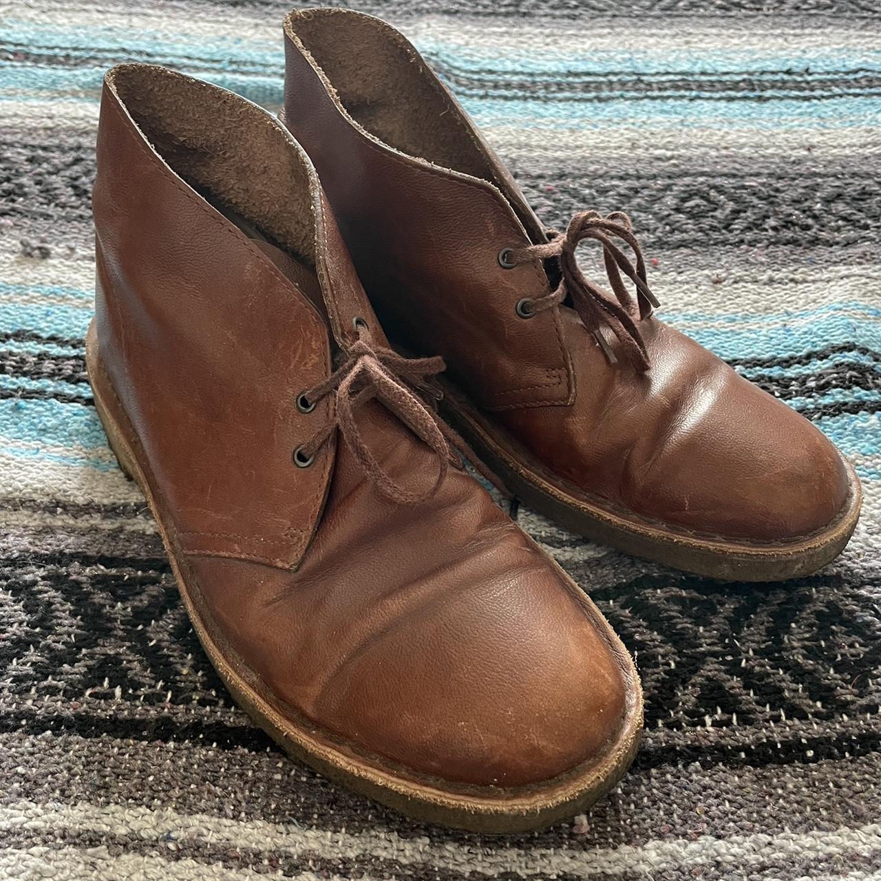 mens brown leather desert boots