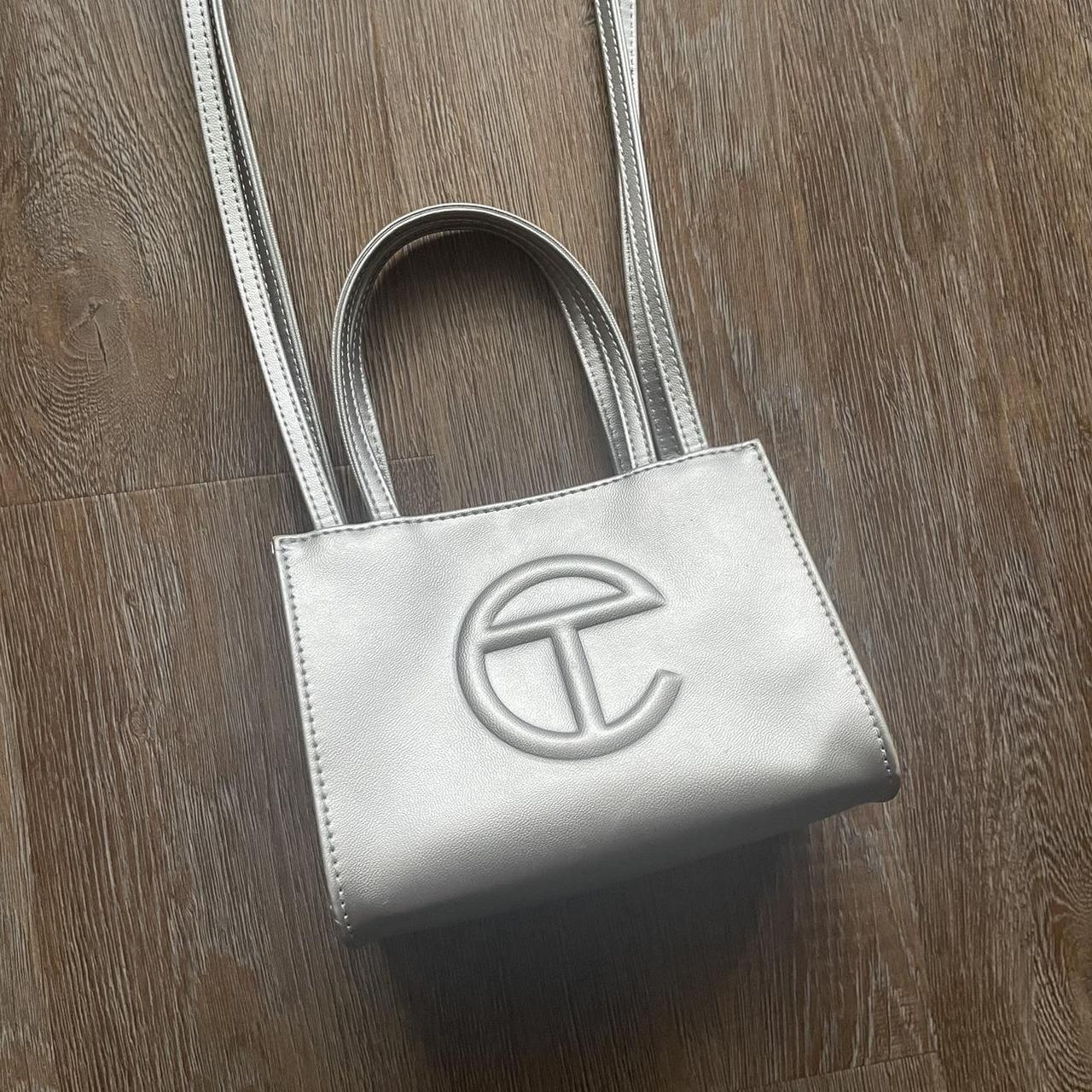 Telfar Women's Silver Bag | Depop