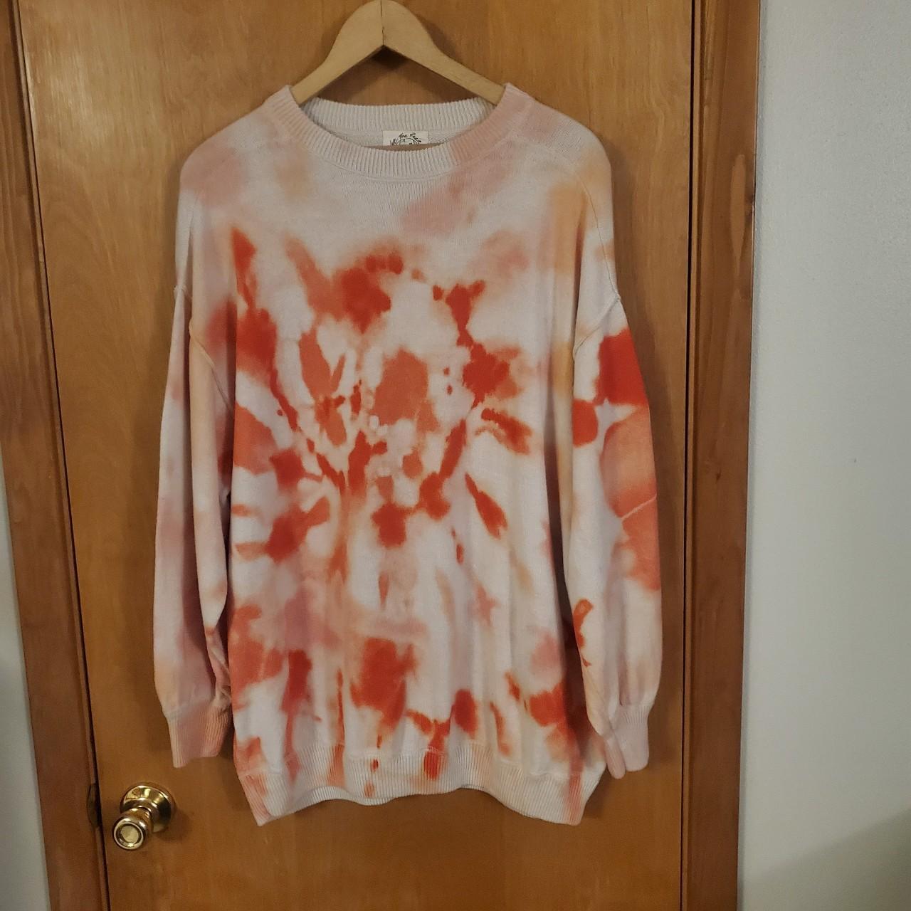 Free People Cosmos Tie Dye Pullover Sweater This so. Depop