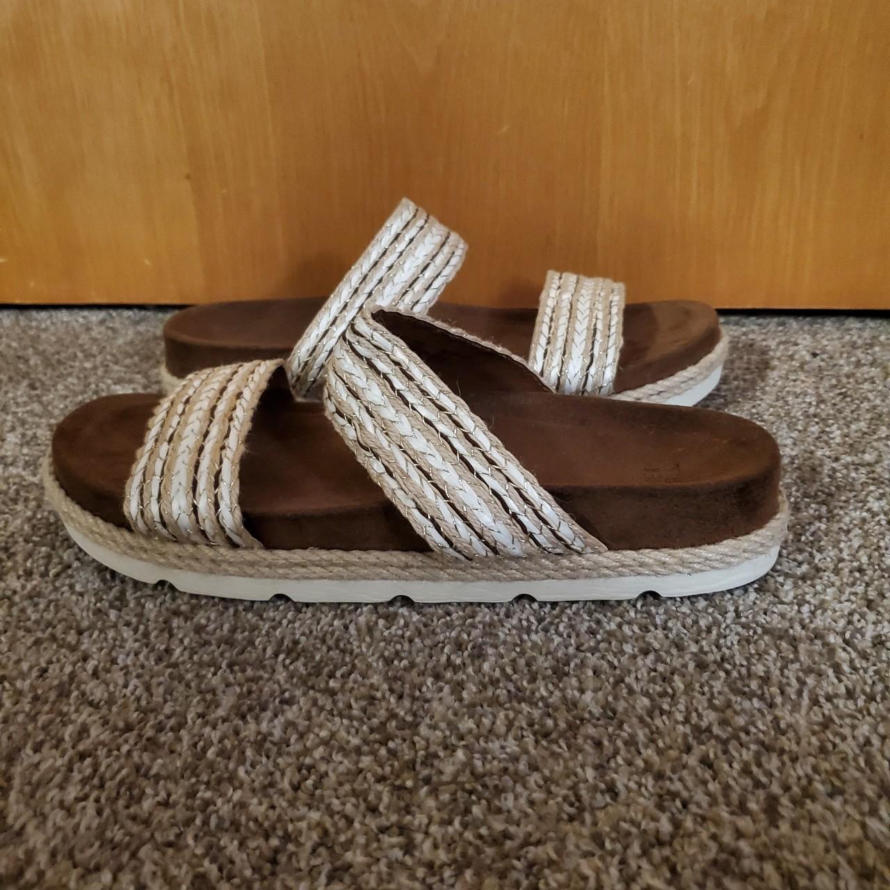 Time and discount tru espadrille sandals