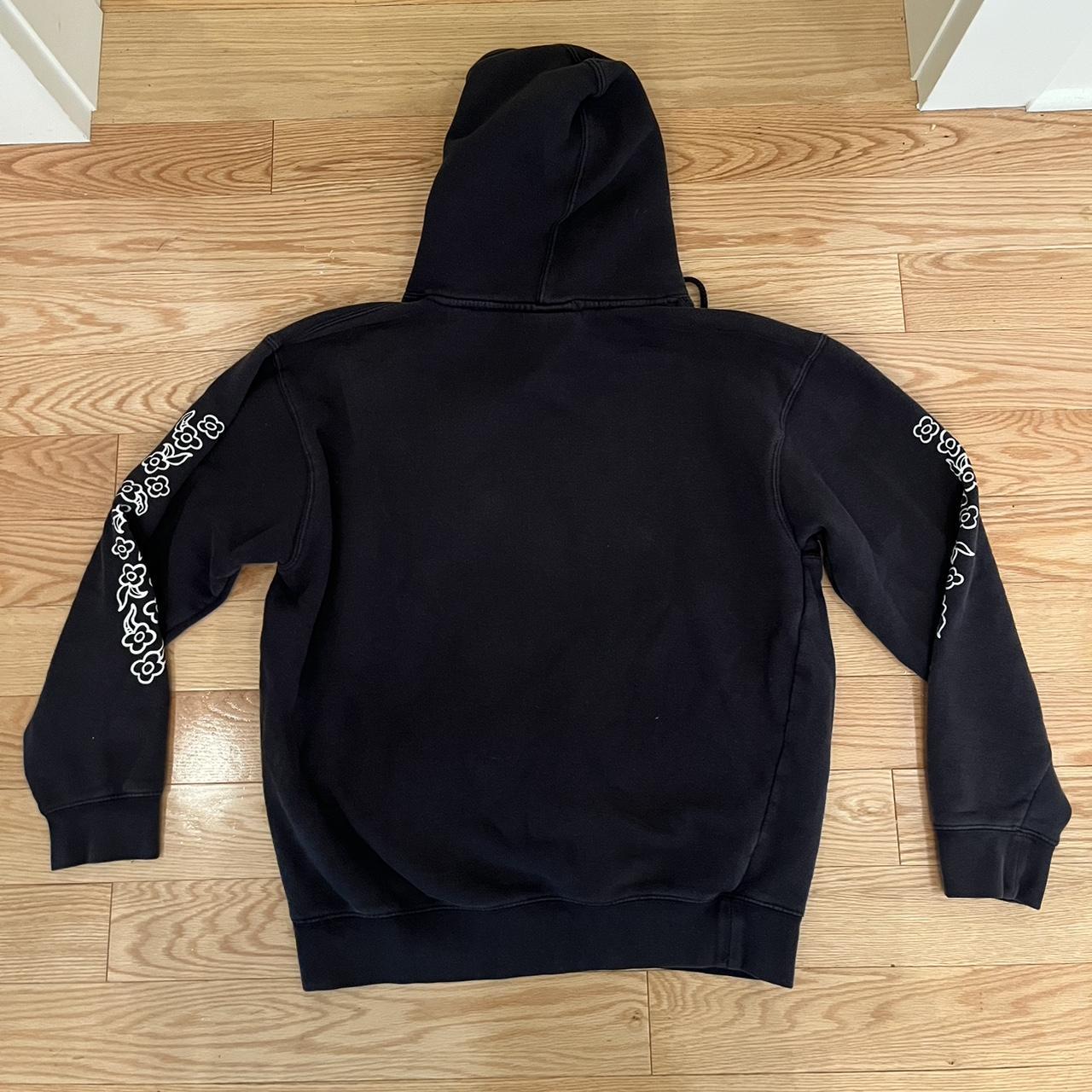 Krooked Skateboards Hoodie • Navy Blue • Fits like... - Depop