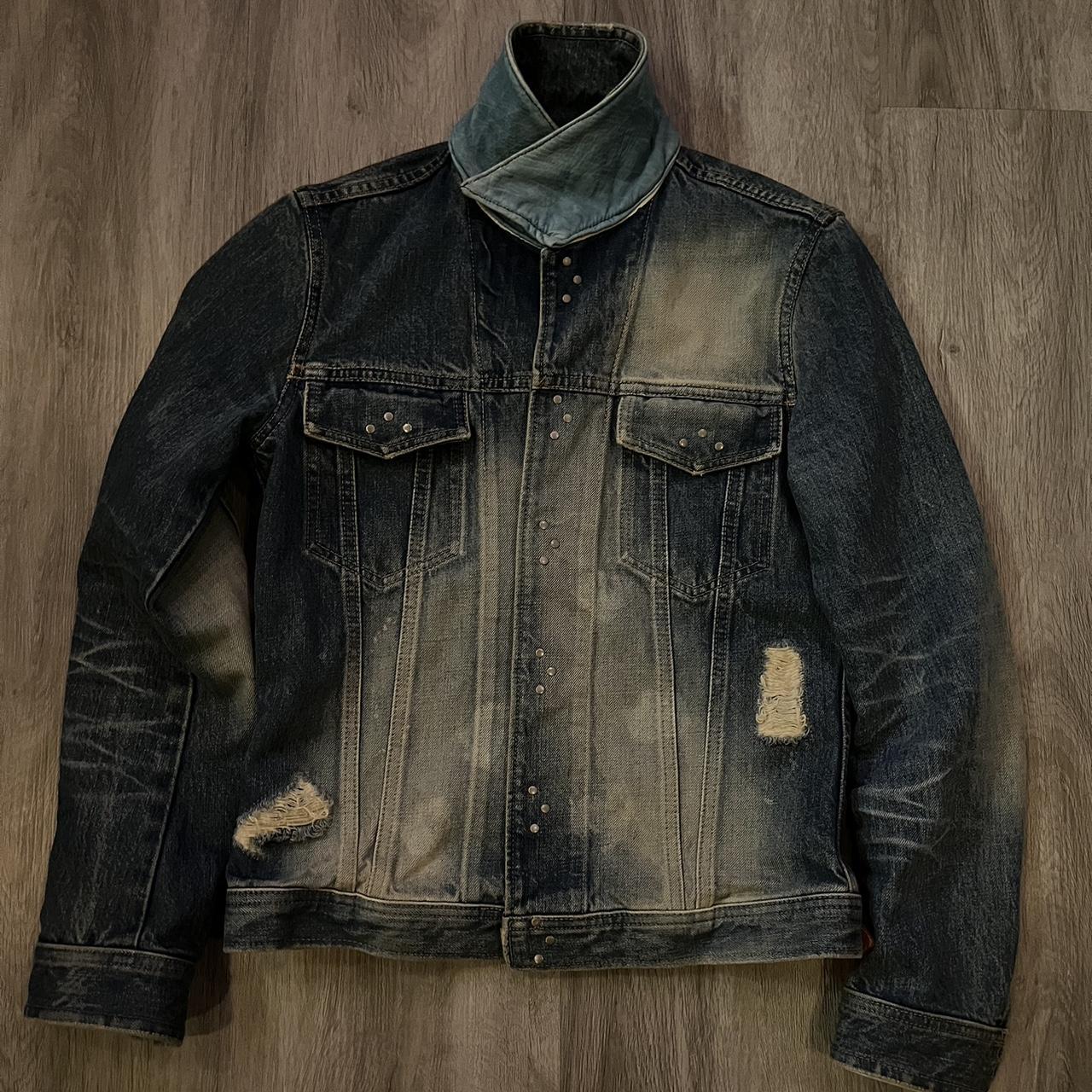 Isamu Katayama Backlash Distressed Jean Jacket  | Depop
