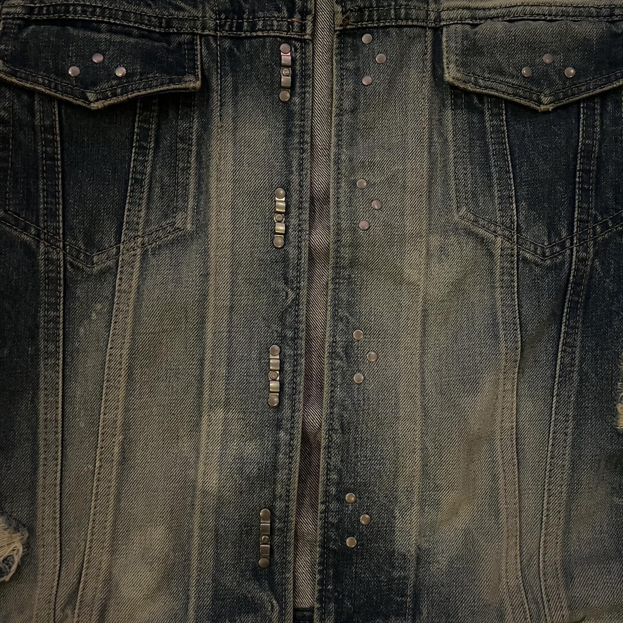 Isamu Katayama Backlash Distressed Jean Jacket  | Depop