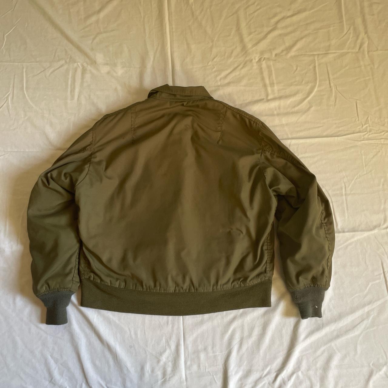 1980’s Military bomber jacket msg if you need... - Depop