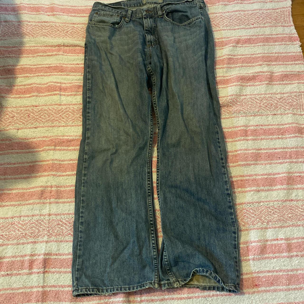BAGGY WRANGLERS JEANS 34 in waist and 30 in inseam... Depop