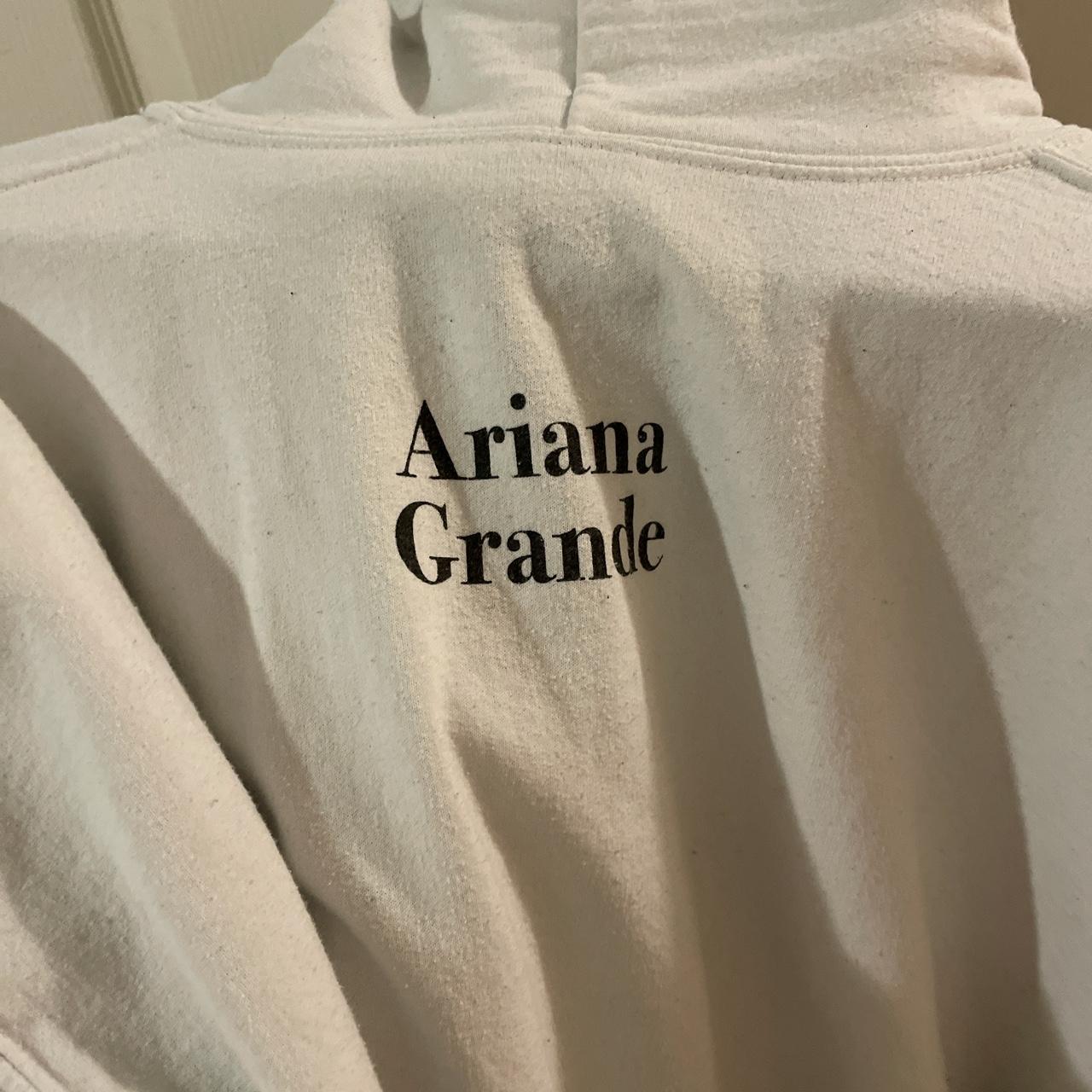 White ariana grande hoodie Clearance