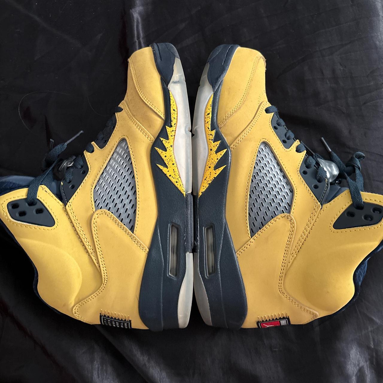 Jordan Men's Sneakers - Yellow - US 10 – Jordan 5… - image 3