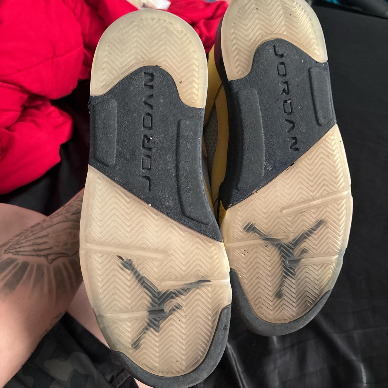 Jordan Men's Sneakers - Yellow - US 10 – Jordan 5… - image 5