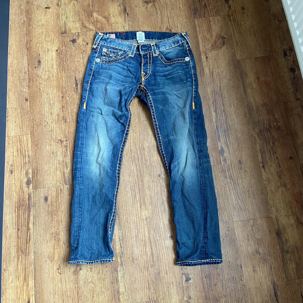 True religion mens jeans Worn but no flaws - Depop