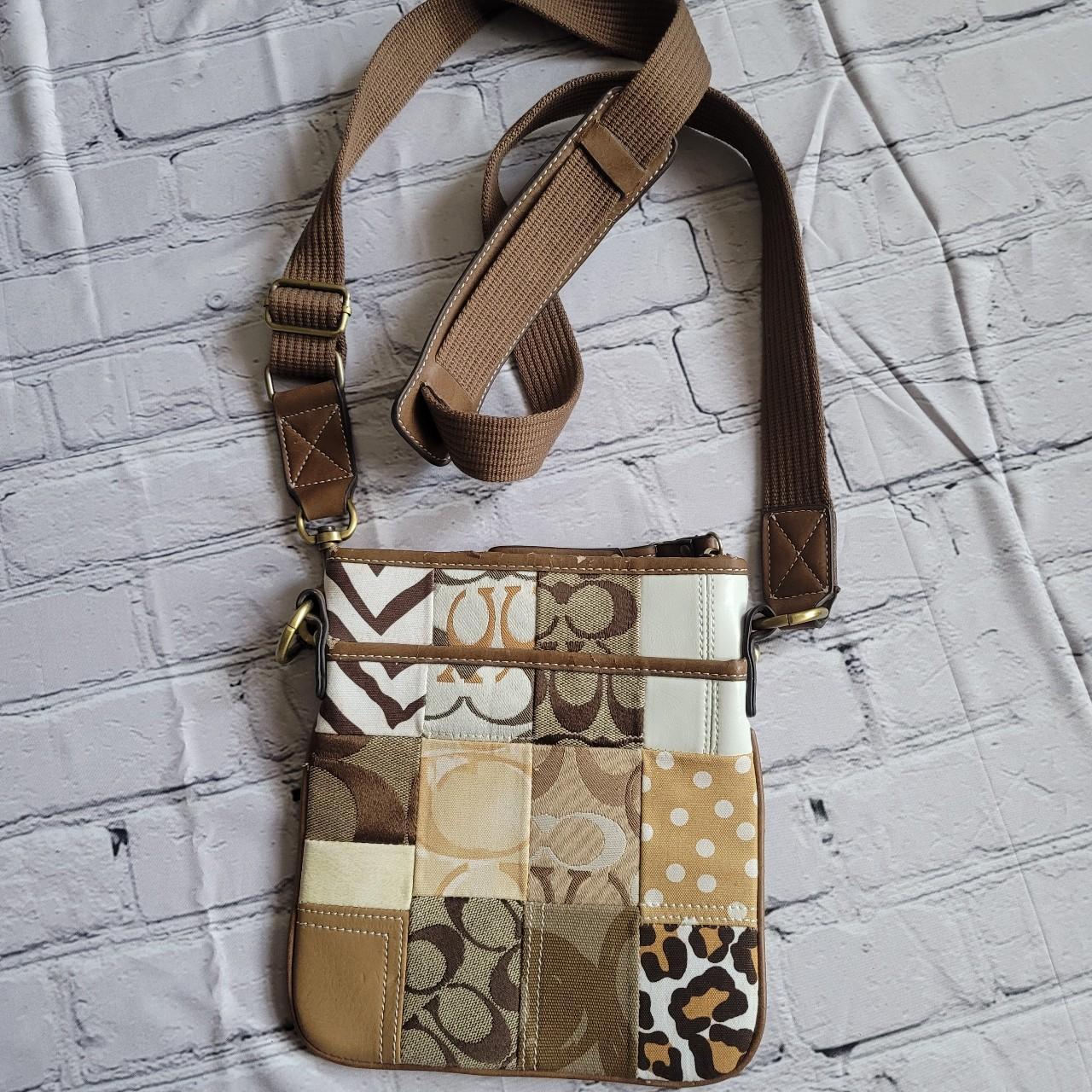 Coach patchwork outlet crossbody