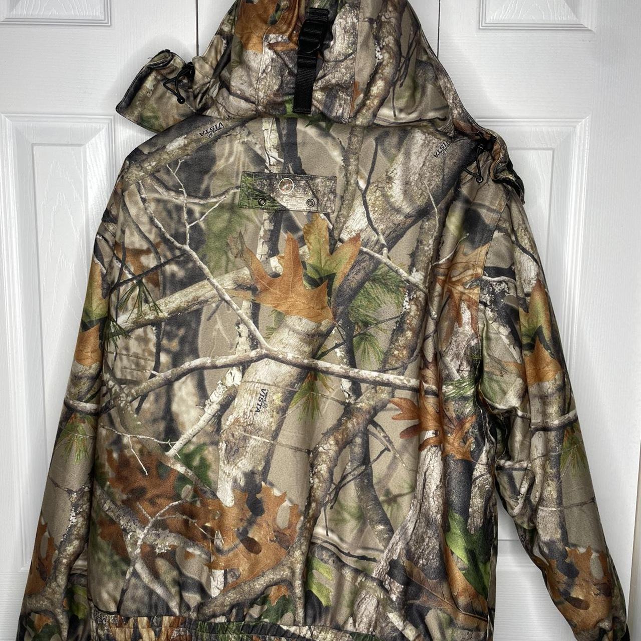 field & stream camo hunting jacket size... Depop
