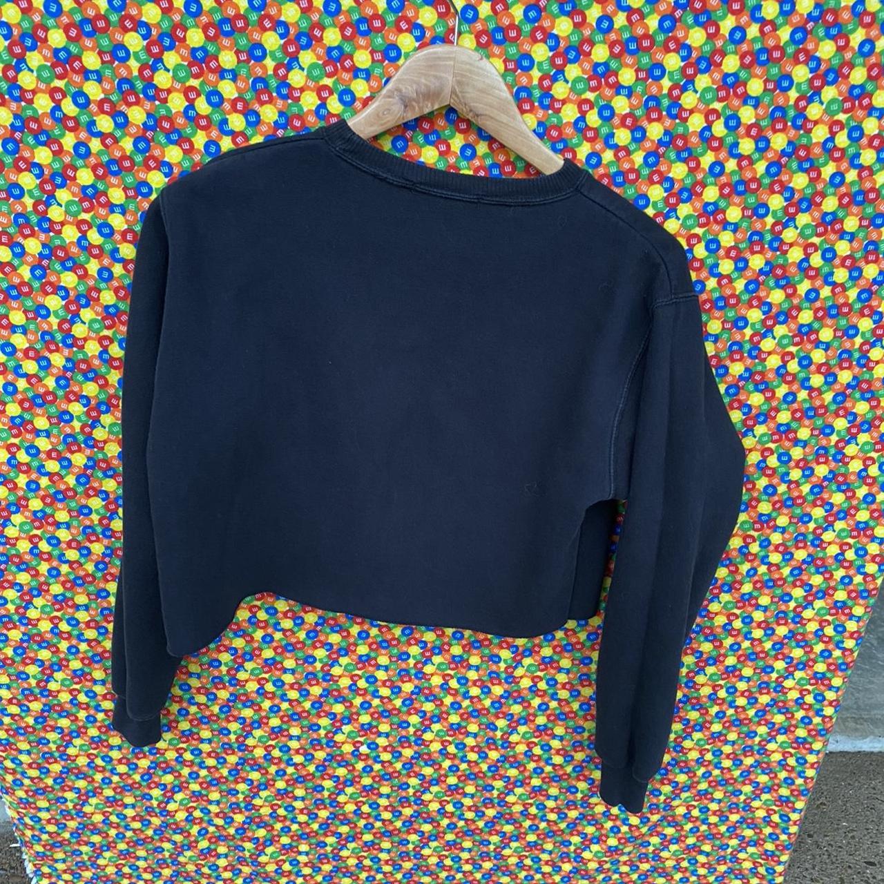 Brandy Melville cropped crewneck sweater Size One... Depop