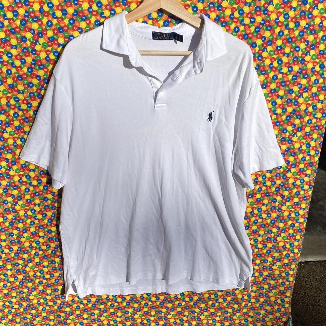 Polo Ralph Lauren Men S White Polo Shirts Depop