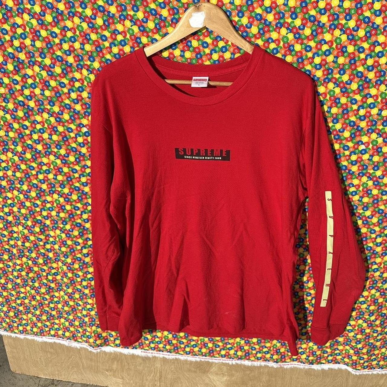 Supreme 1994 long sleeve t shirt FW18 Size . Depop