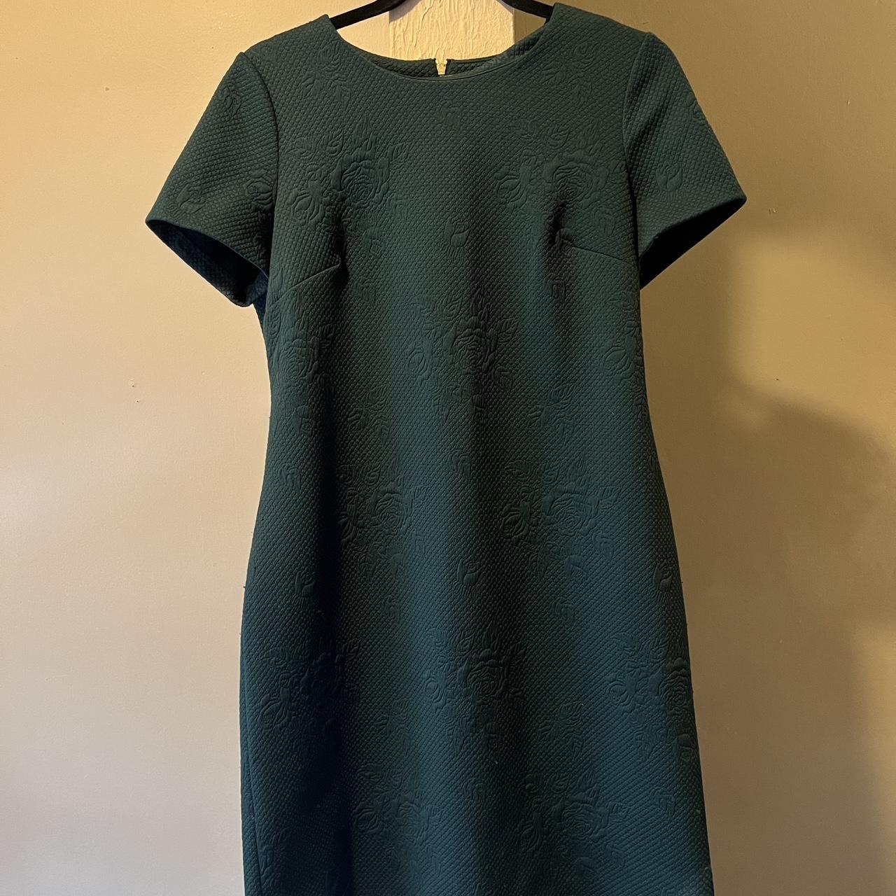 Calvin klein forest green dress hotsell