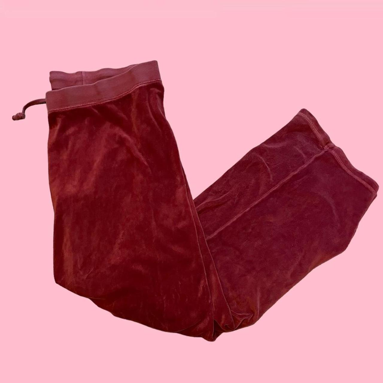 Juicy Couture Women's Red and Orange Joggerstracksuits Depop