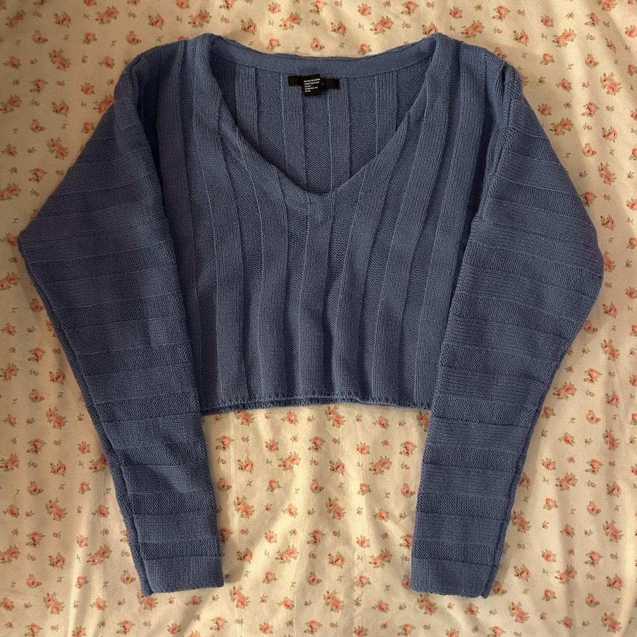 Forever 21 Women's Blue Jumper | Depop